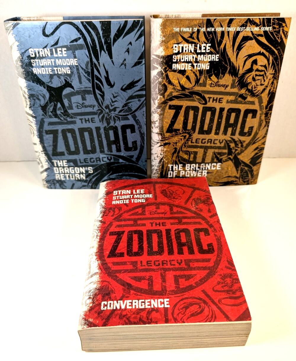 The Zodiac Legacy Complete Trilogy 1-3 Stan Lee Disney Convergence Dragon Return